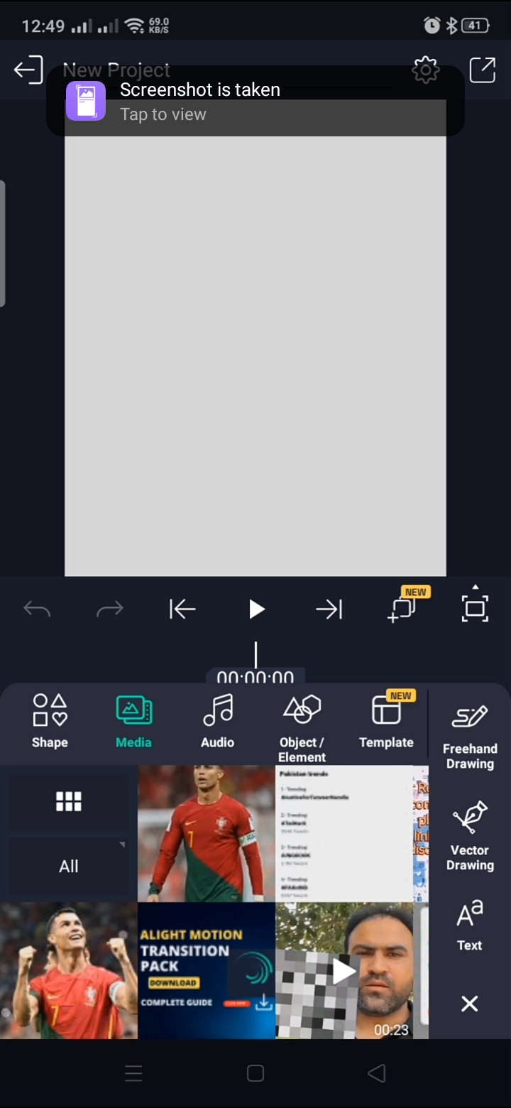 Add any two pictures or videos to add media.