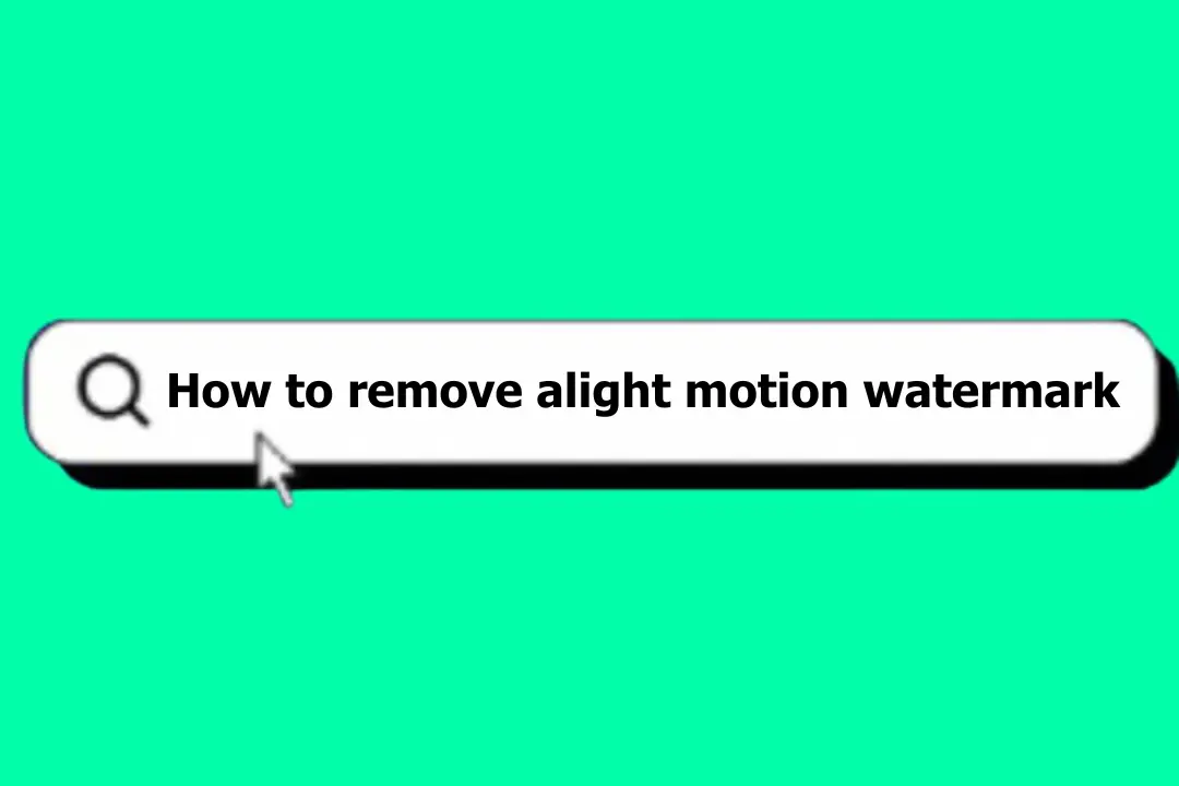 How to remove alight motion watermark