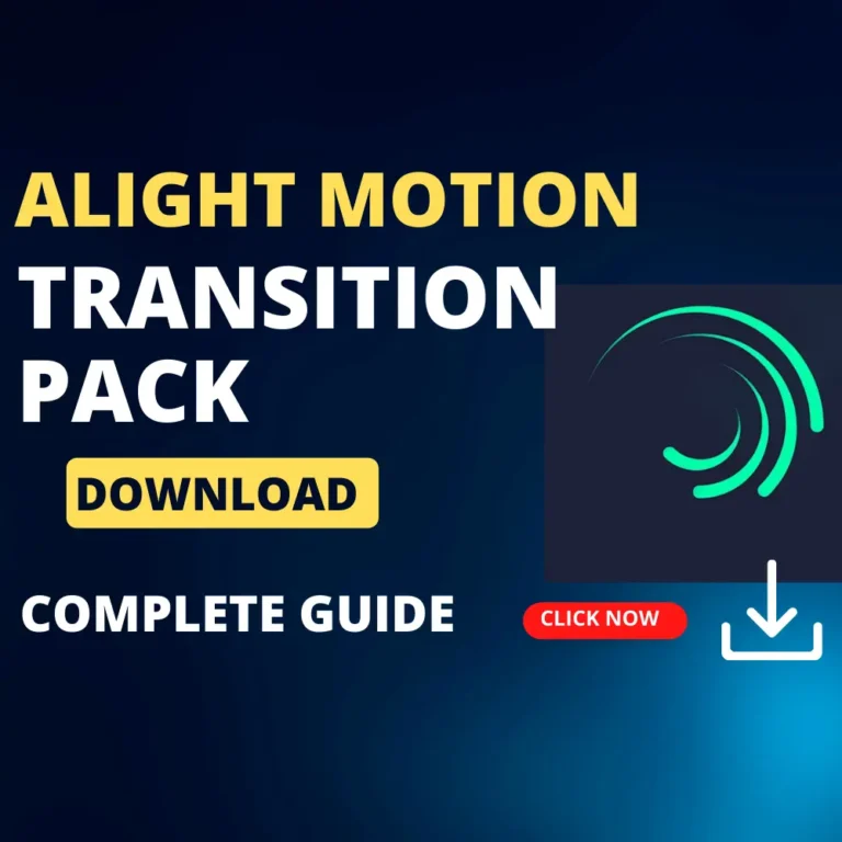 How to add transition in alight motion